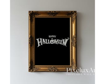 Halloween Wall Art Bundle Set of 18 – Spooky Ghosts, Pumpkins, Witches, Skeletons & Haunted House Prints | Rustic Dark Academia Fall Decor, image 8