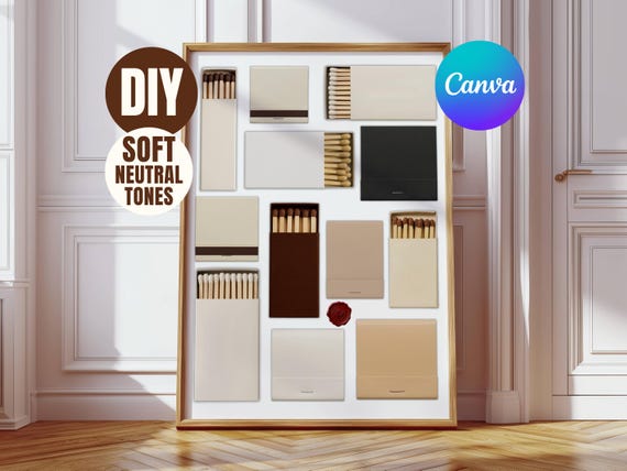 DIY Canva Matchbook Poster Template