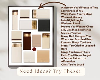DIY Canva Matchbook Poster Template - Soft Neutrals Custom Matchbook Template, Matchbook Blank for Custom Matching Gift, Custom Matchbox Art, image 7