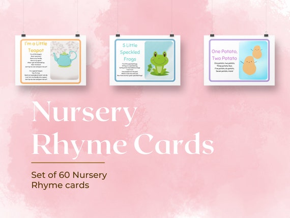 Classroom Printable Nursery Rhyme Cards