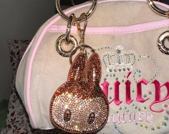Llavero Labubu brillante, accesorios para bolsos Labubu, colgante para bolso Labubu, dije para bolso Labubu, llavero Labubu, llavero Labubu con diamantes de imitación