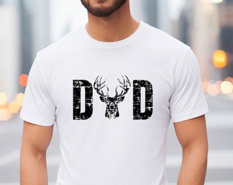 Men's Hunting Dad T Shirt Father's Day Gift Hunter Shirt ,Hunting Gift Daddy ,Hunt Shirt Dad ,Goose Buck Deer Shirt,Dad Hunter Shirt