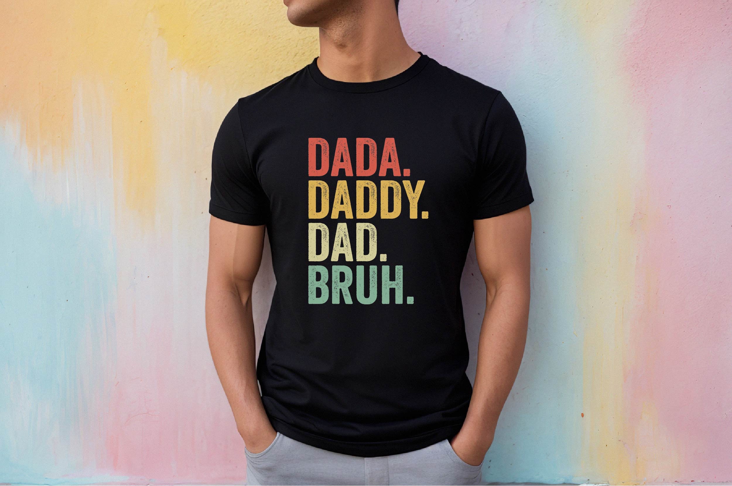 Dada Daddy Dad Bruh Shirt, Fathers Day Shirt, Birthday Gift for Dad ...