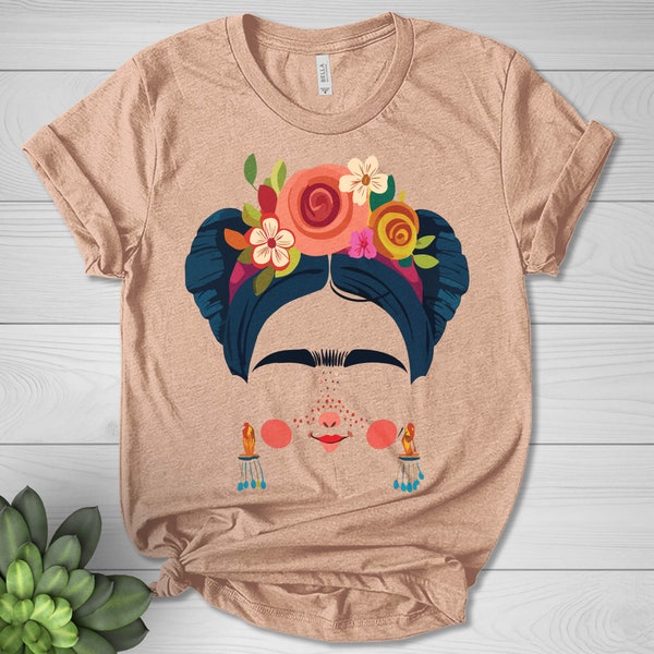 Frida Shirt, Frida Kahlo T-shirt, Empowerment Tee, Feminist shirt, Frida Fan Tee, Viva La Vida Shirt, Equality Shirt CZEM27