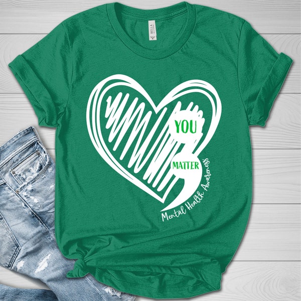 In May I Wear Green Mental Health Awareness Shirt, Mental Health Shirt, Anxiety Shirt, Therapist Shirt, Bipolarism Shirt CZF139