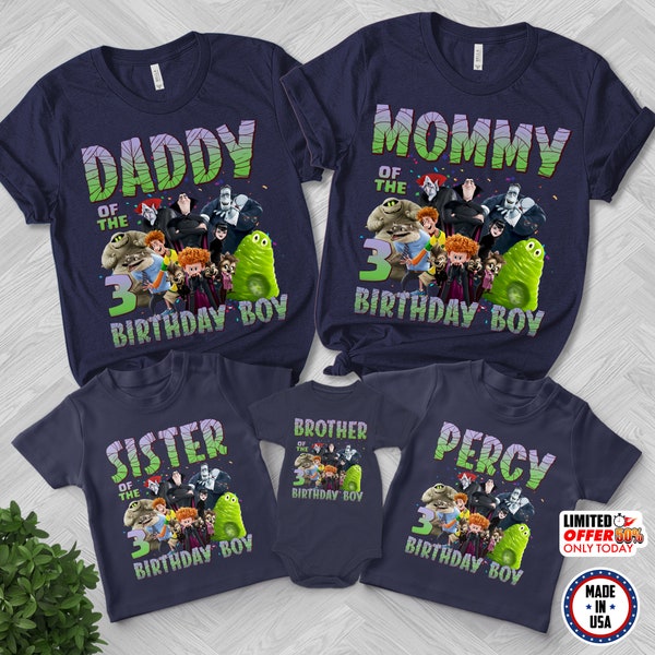 Hotel Transylvania Shirt, Hotel Transylvania Family Birthday Shirt, Dracula Birthday Family Shirt, Hotel Transylvania Party Shirt NETF15