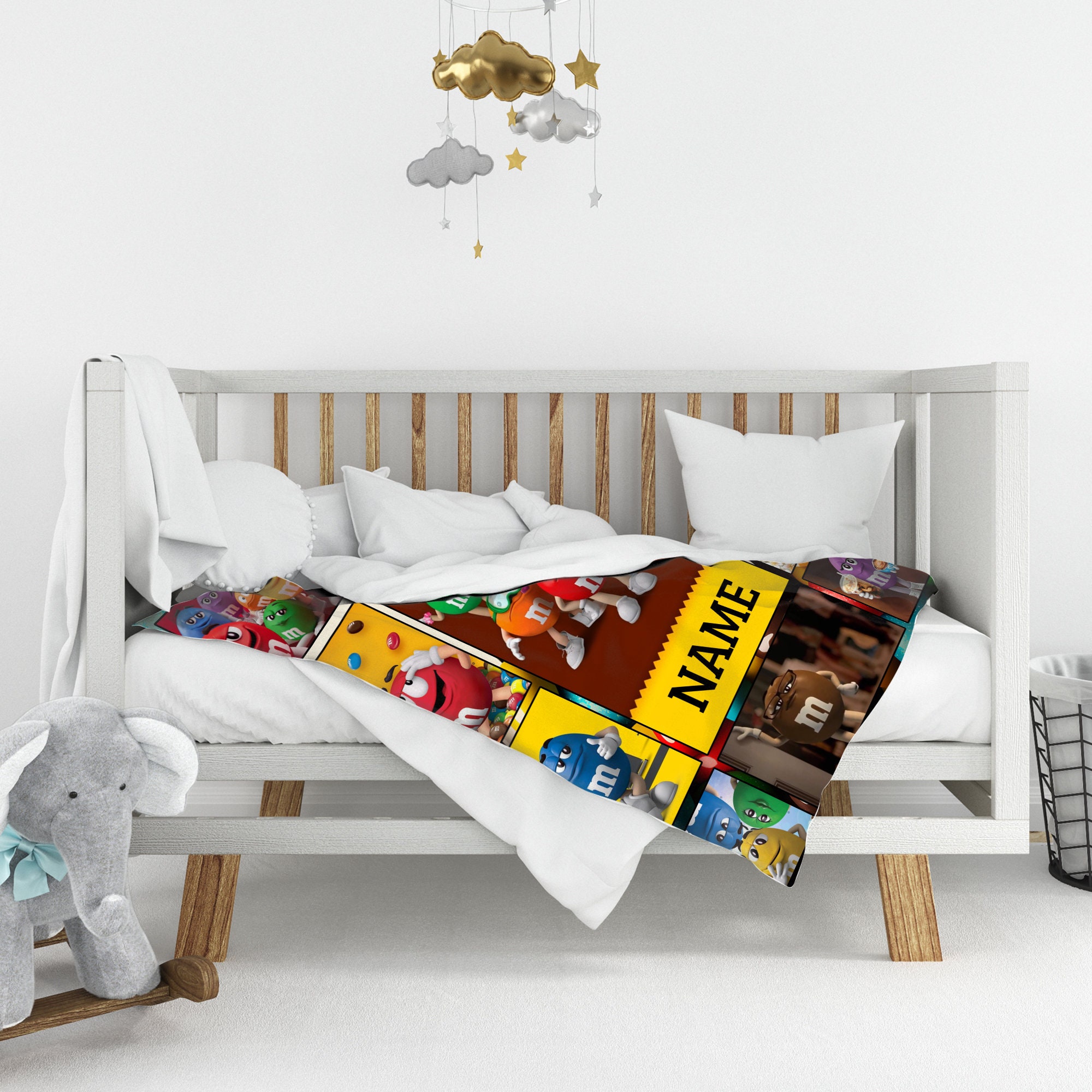 Personalized M And M Blanket, M&M's World Fleece Blanket