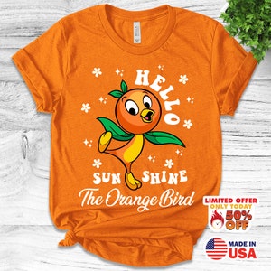 Disney Epcot Orange Bird Shirt,Flower & Garden Festival Shirt,Orange Bird Shirt,Hello Sunshine Shirt,Orange Bird Disney Festival Tee CYIE04