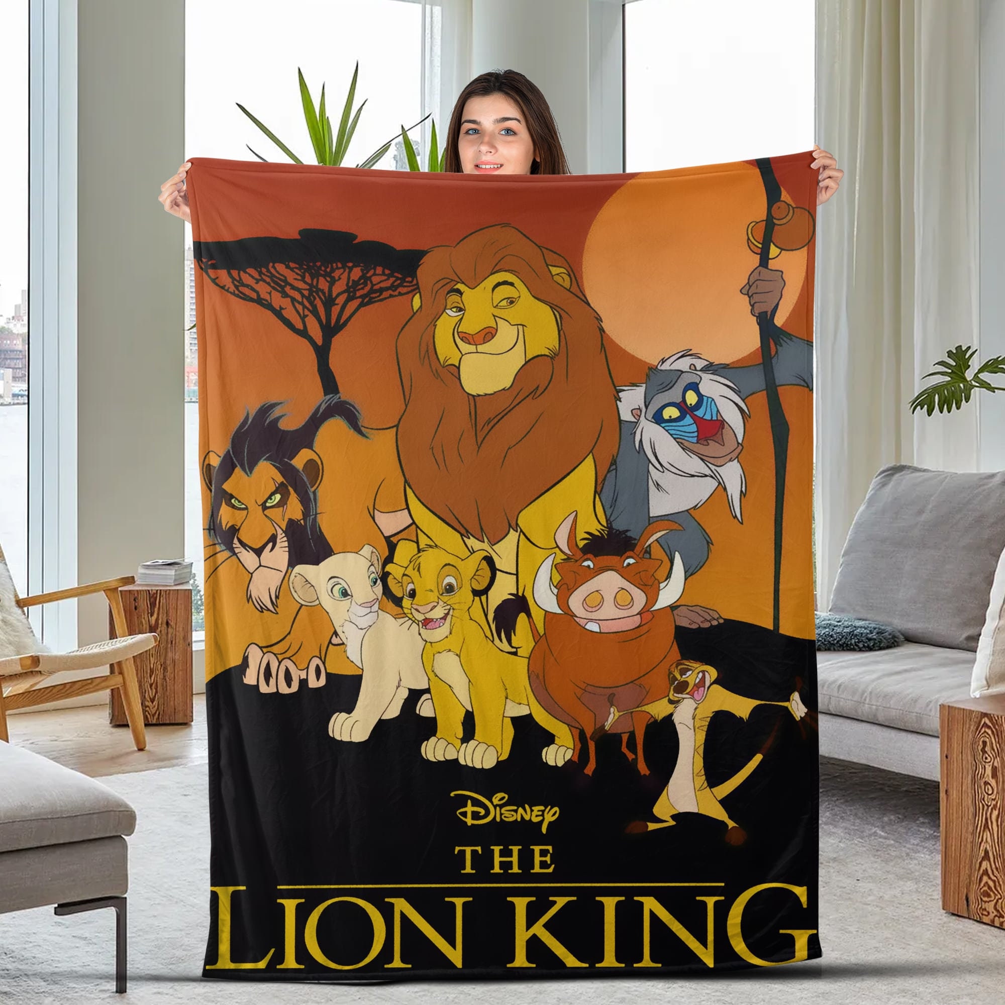 Discover Personalisierte Lion King, Lion King Der König der Löwen Fleece Decke