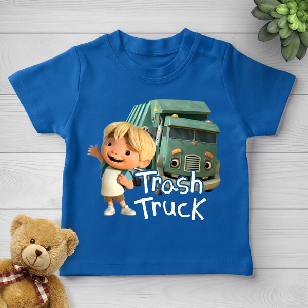 Trash Truck Shirt,Personalized Trash Truck Birthday Shirt,Trash Truck Matching Shirt,Birthday Boy/Girl Shirt,Birthday Gifts CZC533