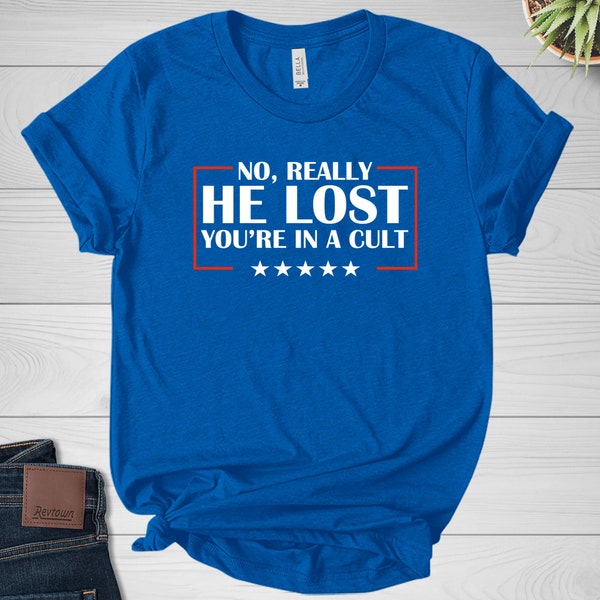 President T-Shirt for Liberal Anti Trump TShirt 2024 President Joe Biden President 2024 Election T-Shirt Gift for Democrat Vote 2024 BY6T42