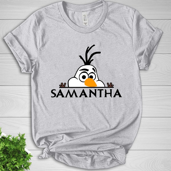 Olaf shirt, Disney Frozen Characters Shirt, Olaf Samantha shirt, Funny Frozen Tee, Disney Shirt, Disneyland Shirt, Disneyworld Shirts NFOE14