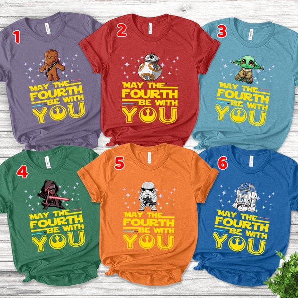 May the Fourth Be With You Shirt, May the 4th Shirt, Star War Shirt, Star Wars Day, Galaxys Edge Shirt,Group Shirt B-16032304