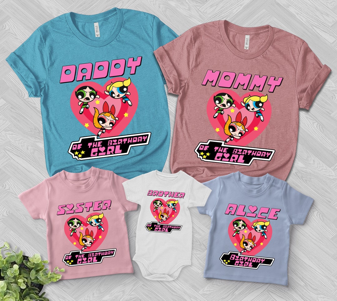 Personalized Girls Powerpuff Birthday Shirt Family Birthday Girl Shirt personalized-girls-powerpuff-birthday-shirt-family-birthday-girl-shirt
