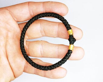 50 Knots Christian Handmade Jewelry Bracelet Komboskini With Gold