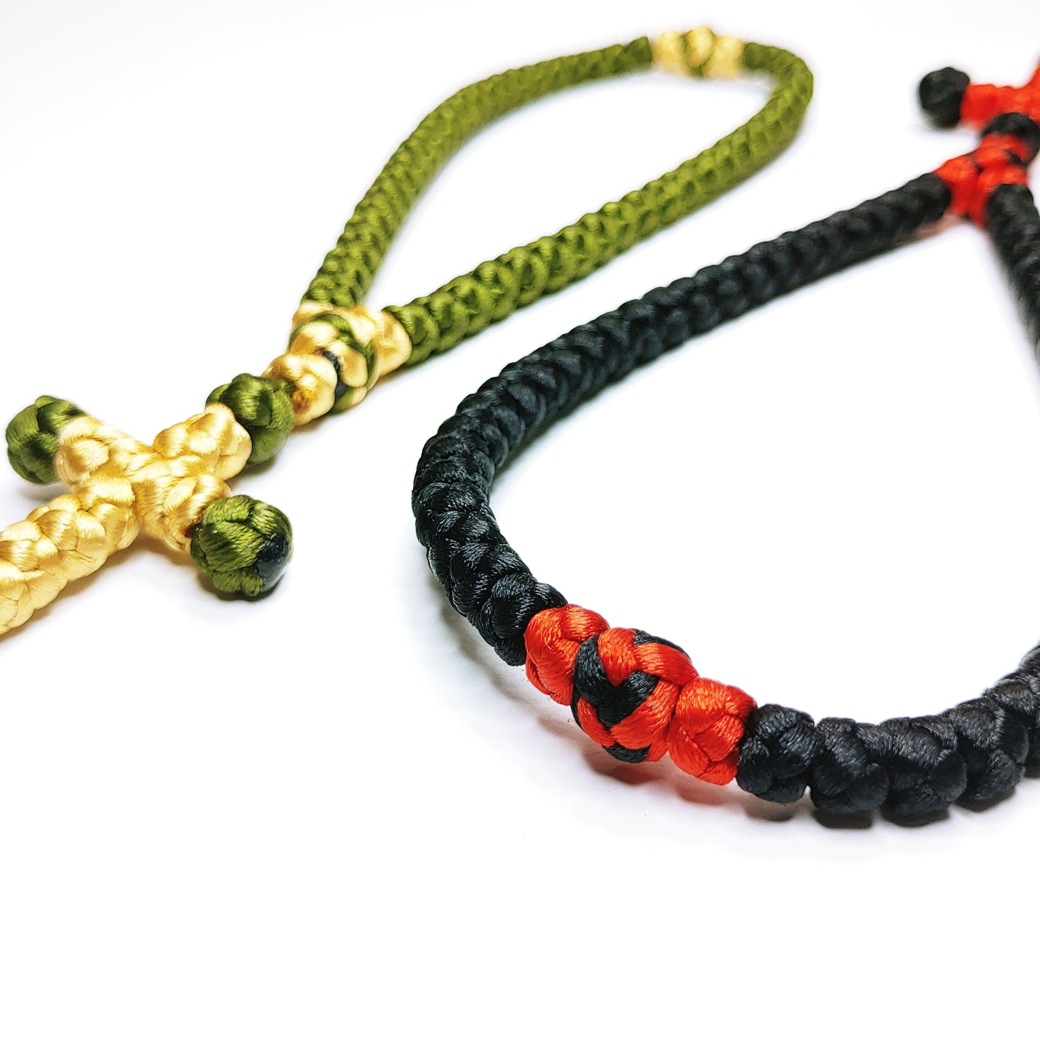 50 Knots Christian Handmade Prayer Rope Komboskini Greek Rosary - Etsy