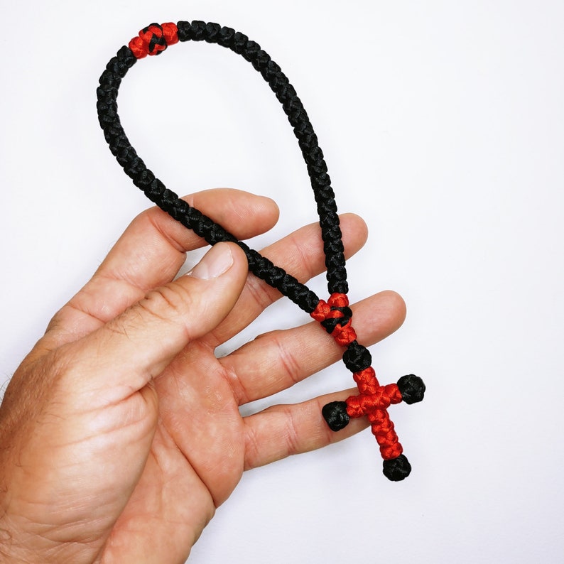 Religious Rope 50 Knots Christian Handmade Prayer Rope Komboskini Greek Rosary - Etsy