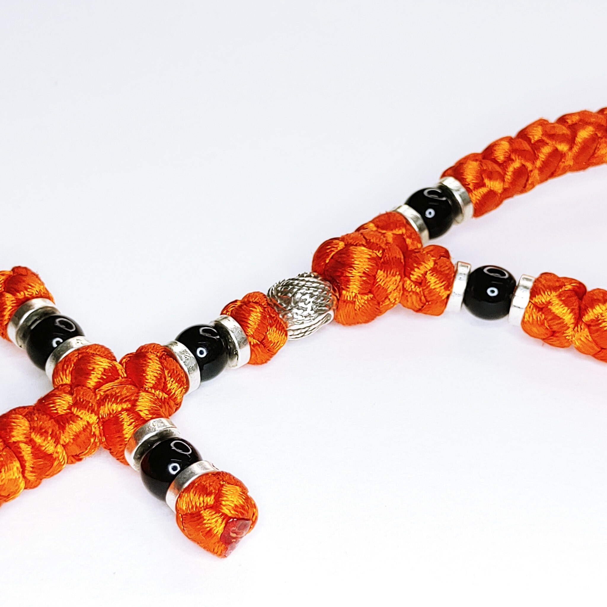 50 Knots Christian Handmade Prayer Rope Komboskini With Metal and ...