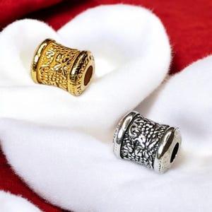 Sterling Silver Christian Jewelry Pendant Bead for Komboskini Bracelet