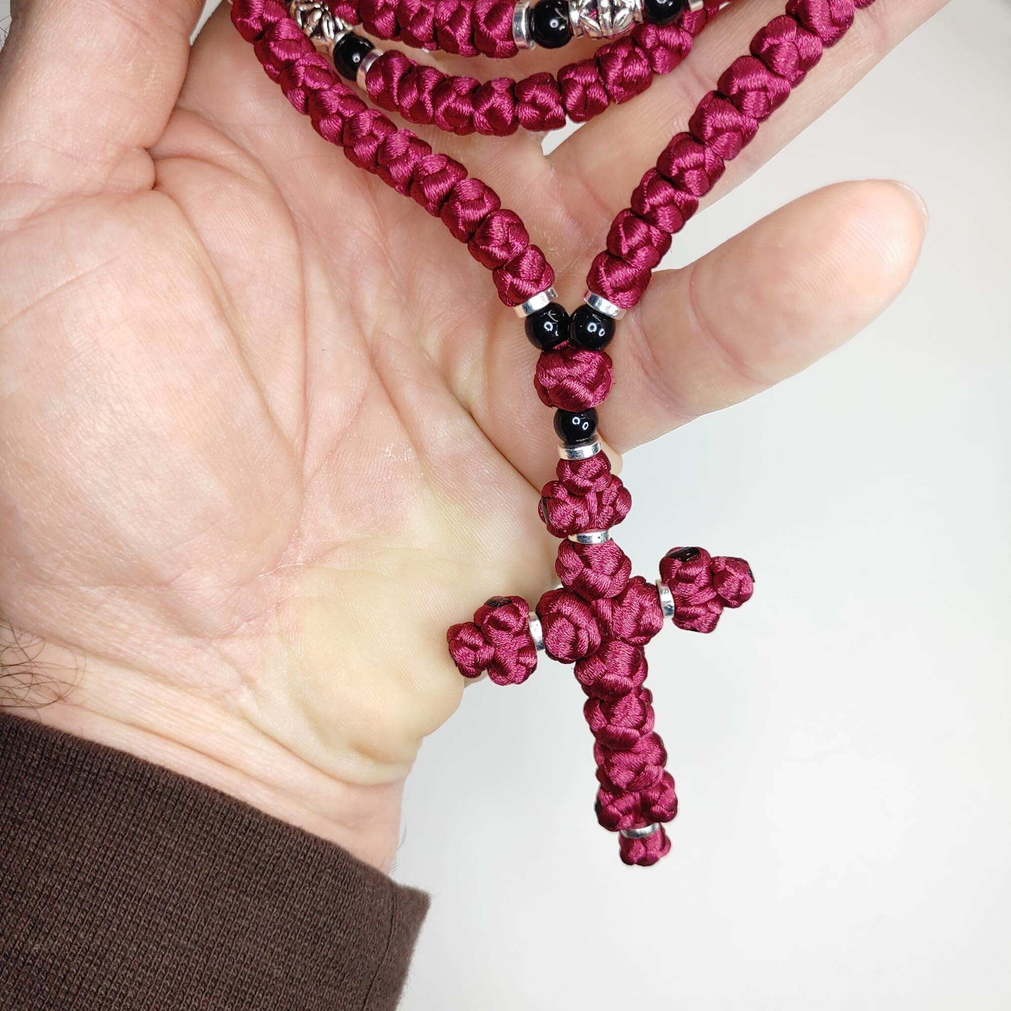 IconsGr Corde de prière chrétienne orthodoxe Komboskoini faite à la
