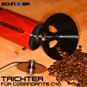 Funnel Jurk for Comandante C40 hand mill / coffee grinder / funnel image 2