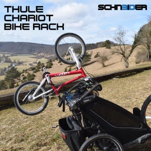 Thule Chariot Bike Rack / Bike Holder / Balance Bike Holder / Bicycle Carrier / Chariot Lite, Chariot Sport, Chariot Cross, Cab / Woom 3 / Woom 4