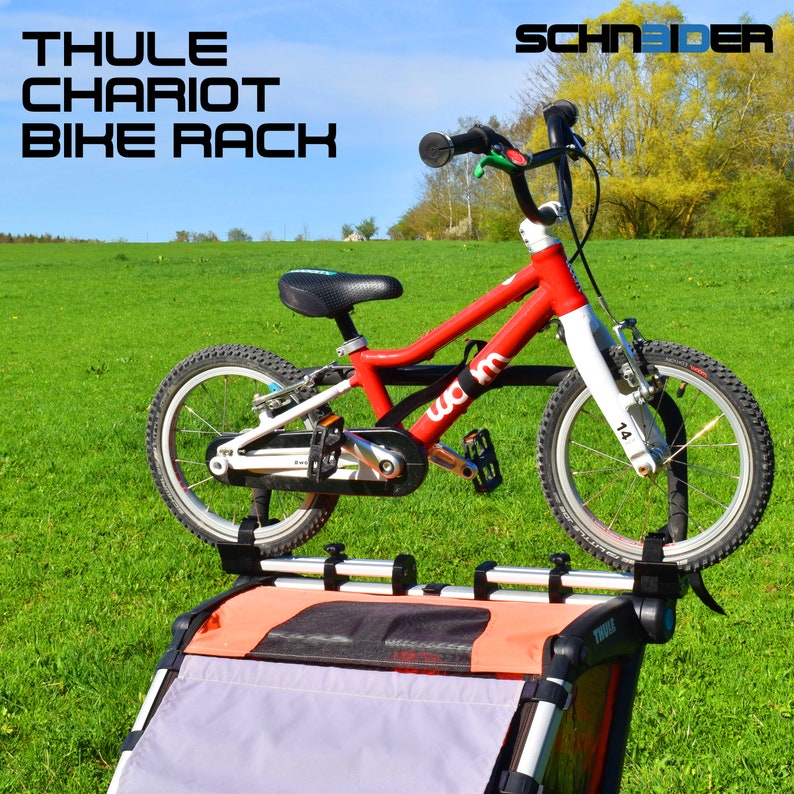 Thule Chariot Bike Rack / Fahrradhalter / Fahrradträger / Chariot Lite, Sport, Cross u. Cab / Woom 3 / Woom 2 / Woom 1 / 14 Zoll / 16 Zoll Bild 1