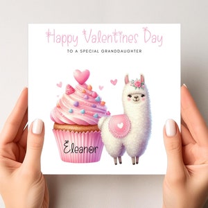 Carte de Saint-Valentin personnalisée pour fille, carte de Saint-Valentin pour petite-fille, Saint-Valentin pour enfants, de maman, grand-mère