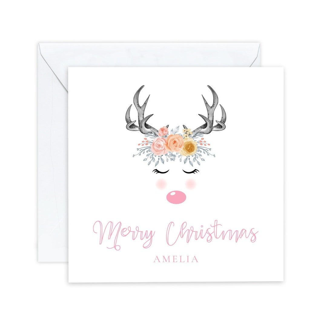 Personalised Christmas Card For Kids Christmas Card For Children 
