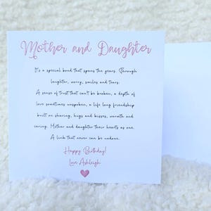 Carte d'anniversaire maman - carte pour l'anniversaire de maman - carte d'anniversaire pour elle - carte d'anniversaire poème maman - carte d'anniversaire spéciale maman