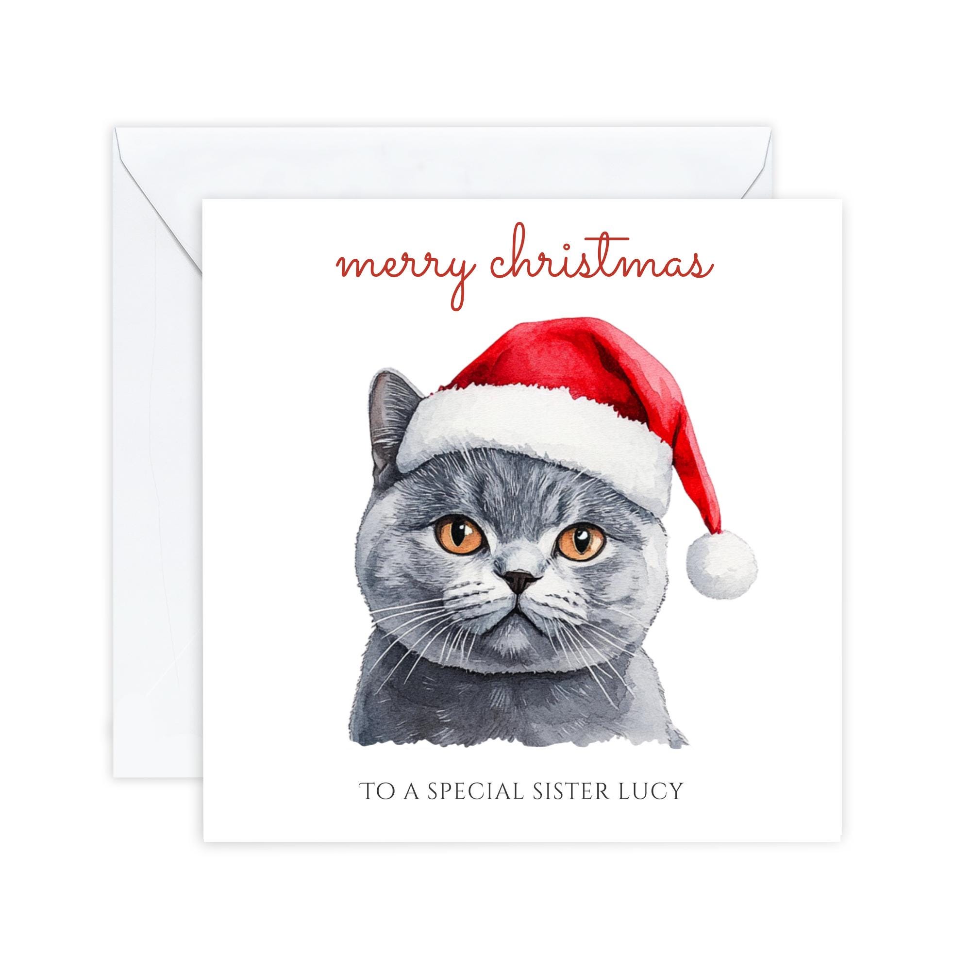 Happy Birthday Granddaughter Funny Kitty Cat Holiday Card | Zazzle