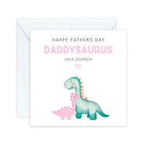 Joyeuse fête des pères papas, carte personnalisée de fête des pères, de ma fille, carte de visite, cartes de fête des pères faites main, jolie carte de fête des pères