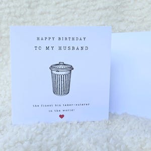 Carte d'anniversaire drôle pour mari, carte pour lui, carte pour petit ami, carte pour partenaire, carte de joyeux anniversaire mari