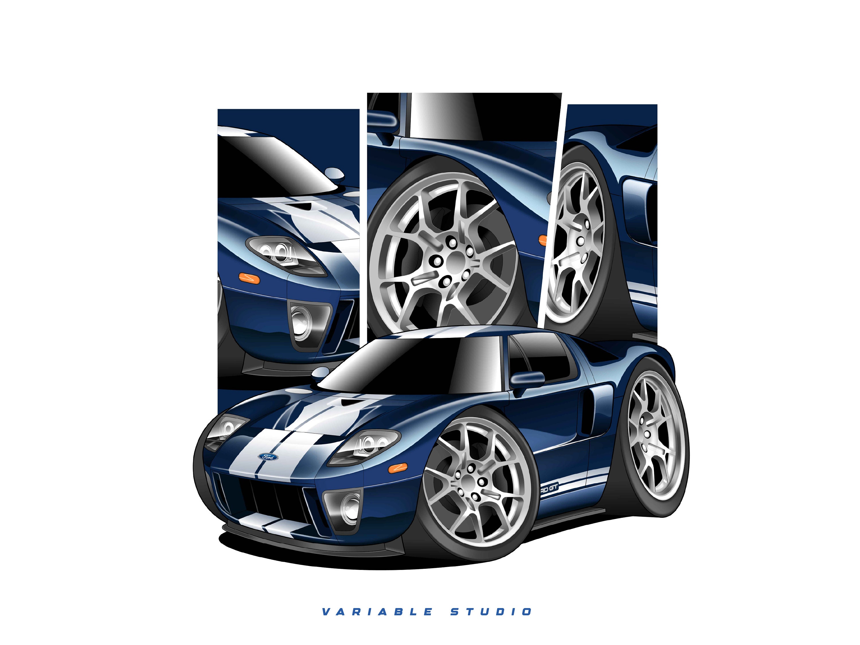 Car Racer Chibi Style Chibi Custom Cars Illustration - Etsy