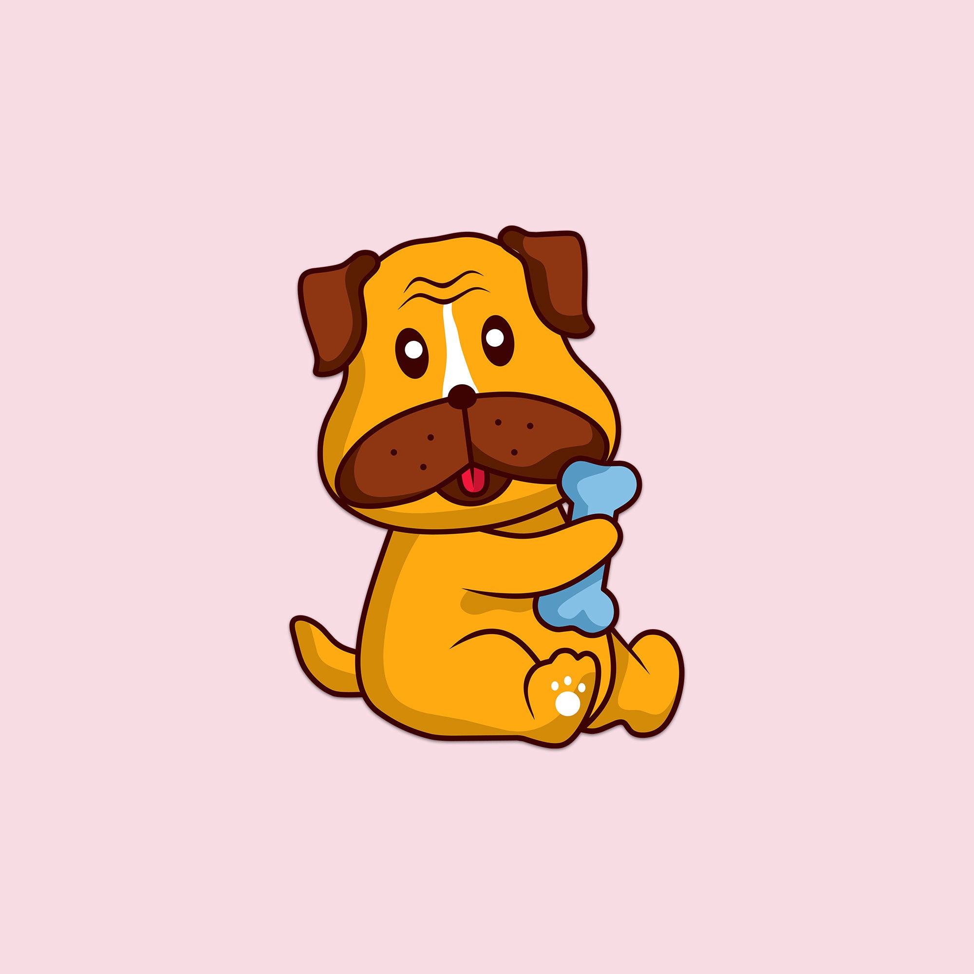 Orange Dog Cartoon - Etsy Orange Dog Cartoon - Etsy