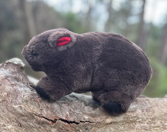 Baby Wombat Sewing Pattern: Simple Plush Toy Stuffie small size (Digital Pattern, instant download )