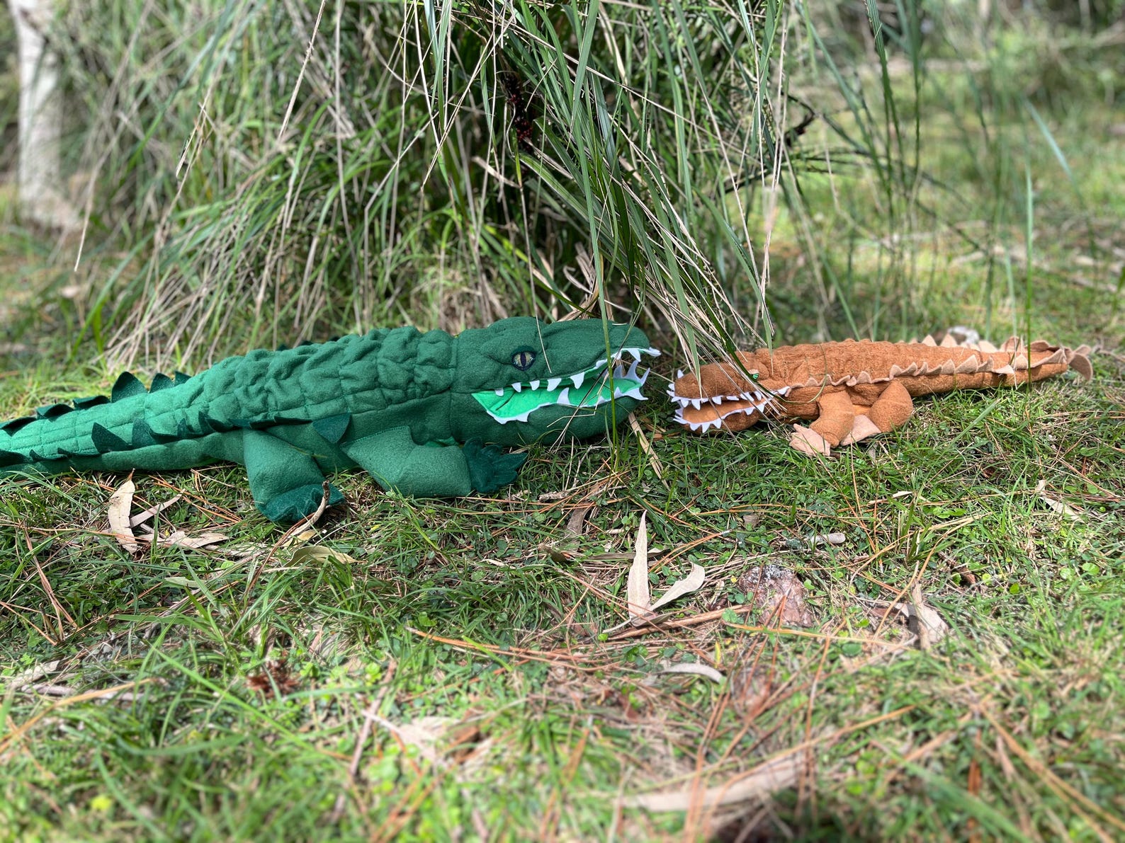 Crocodile Alligator Sewing Pattern: Large Size Plushie With Pyjama Bag ...