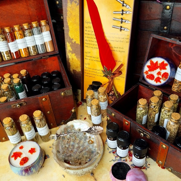 Apothecary, Potion, Witch, Potion kit, Witchcraft Kit, Witch kit, Altar, Wiccan, Hexen zubehör, Wiccan supplies, Spell kit - Apothecary kit