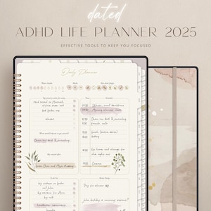 ADHD Planner 2025 | 900+ Pages | ADHD Planner Adult | ADHD Daily Journal | Adhd Digital Planner for Ipad | Goodnotes Planner | Life Planner