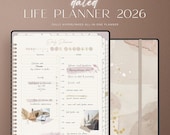 Digital Life Planner 2026, All in one Planner, iPad Planner, Daily Journal, Goodnotes Planner, Weekly Planner, Dated Digital Planner 2026