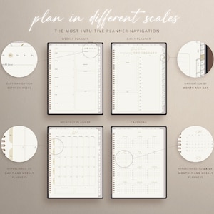 Digital Life Planner 2026, All in one Planner, iPad Planner, Daily Journal, Goodnotes Planner, Weekly Planner, Dated Digital Planner 2026 image 4