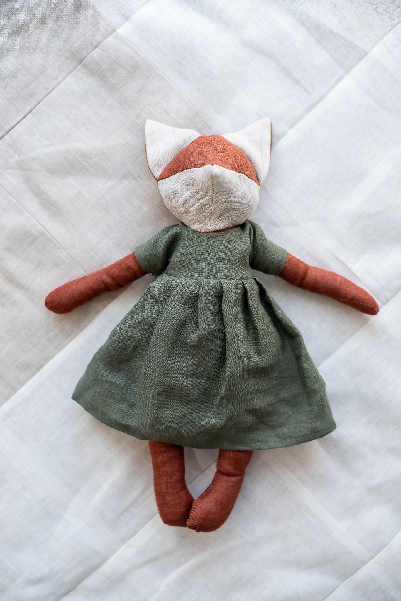 Forest Animal PDF Sewing Pattern, Stuffed Animal, DIY Soft Fox Toy Doll ...