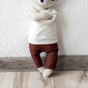 PDF Pants and Top sewing pattern, DIY soft toy doll clothing, Instant Download Sewing Pattern