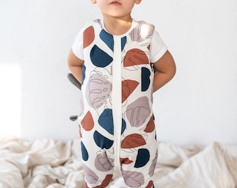 Organic cotton jersey baby sleeping bag with legs, Baby sleep bag, Baby sleep-suit, Oeko-tex standard cotton sleeping sack,Baby shower gift