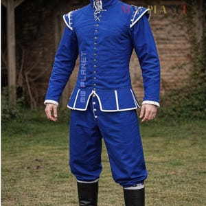Medieval Padded Cotton Gambeson Set: Arming Jacket & Pants - Roleplay Costume image 3