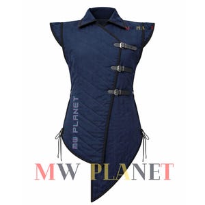 Medieval Viking Gambeson: Cotton Sleeveless Aketon - SCA LARP Armor