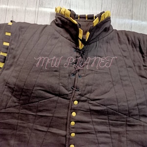 Medieval Padded Cotton Gambeson Set: Arming Jacket & Pants - Roleplay Costume image 8