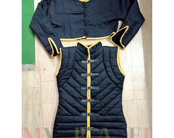 Ladies Medieval Padded Cotton Gambeson Armor - Reenactment Costume