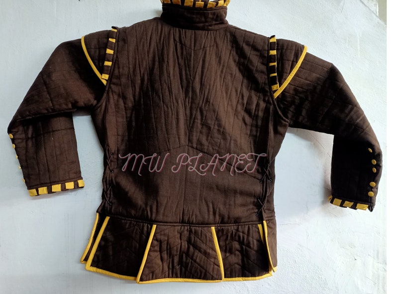 Medieval Padded Cotton Gambeson Set: Arming Jacket & Pants - Roleplay Costume image 6