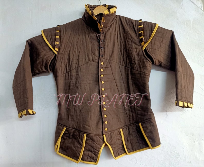 Medieval Padded Cotton Gambeson Set: Arming Jacket & Pants - Roleplay Costume image 4